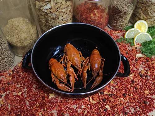 Средне-крупный Раки вареные