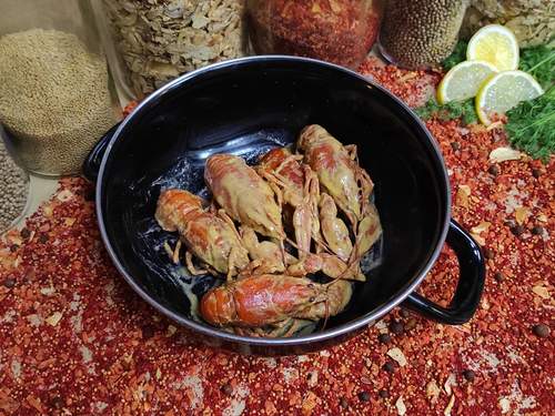 Средне-крупный жареные в фирменном соусе «Том-Ям»